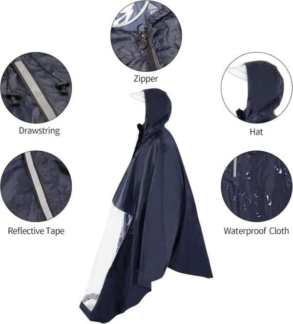 61i8bwuKqjL._AC_SL1500_.jpg Capa de chuva para scooter de mobilidade para equitação, acessórios de scooter de mobilidade, capa de scooter elétrica à prova d'água acessórios para poncho ao ar livre, scooters de mobilidade fechada