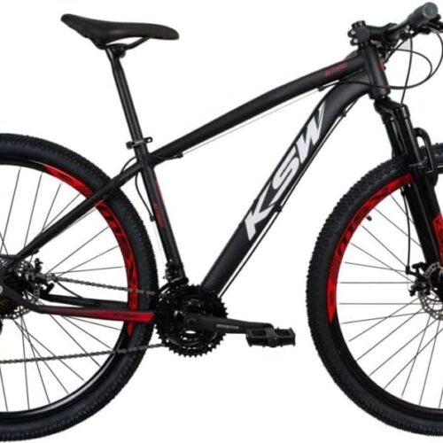 61iMWUJuP5L._AC_SL1024_.jpg Bicicleta aro 29 KSW Câmbios Shimano 24V Freio Hidraulico (PRETO+VERMELHO, 19)