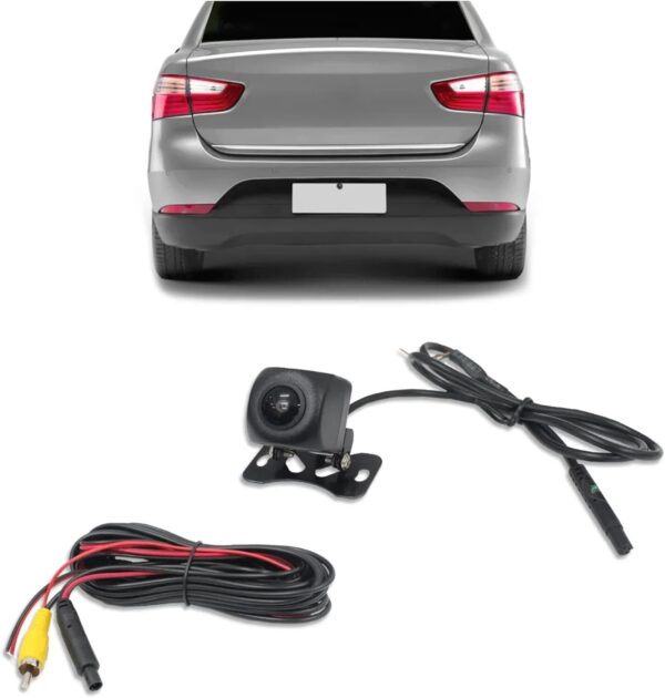 61iQE3BoM7L._AC_SL1500_.jpg Câmera Frontal/Traseira Automotiva 180° 12V Roadstar - RS180BR MI