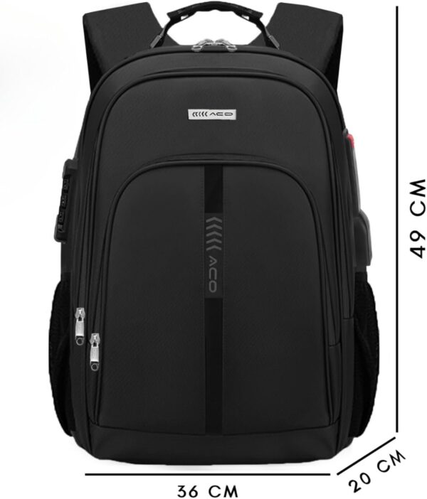 61imFTohygL._AC_SL1500_.jpg Mochila Masculina Feminina Notebook Anti Furto Reforçada Semi Impermeável Escolar Faculdade Trabalho Viagem Resistente Executiva Cabo De Aço Saída Usb SAÍDA Fone DE OUVIDO