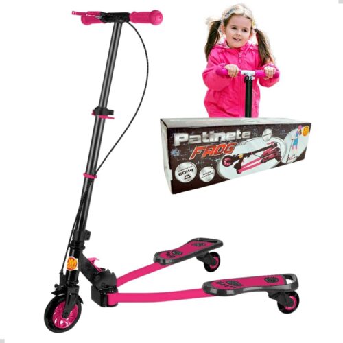 61ir0UBniuL._AC_SL1200_.jpg Patinete 3 Rodas Meninas Infantil Ski Abre E Fecha Frog Brinquedo Bebe Ate 60kg