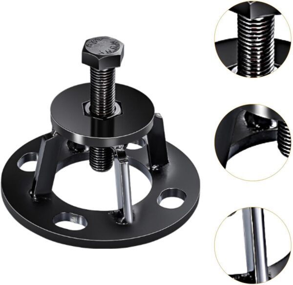 Ferramenta de remoção de tambor de freio de triciclo, extrator de cubo de roda, acessórios de substituição de metal resistentes para triciclo elétrico