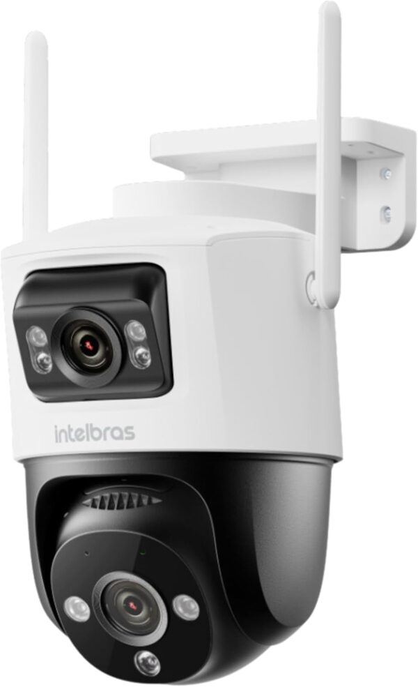 Câmera Externa Wi-Fi 3MP 360° Full Color iM9+ Com SD 64gb