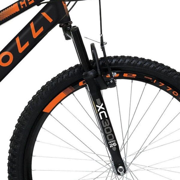 61kWlf9MmzL._AC_SL1000_.jpg Colli Bike, Bicicleta GPS 148 Dupla Suspensão e Freios V-Brake, Aro 26 Aero, 36 Raias, 21 Marchas