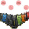 Domary Mochila de viagem 40L resistente à água para caminhada no acampamento laptop mochila de caminhada trekking e bolsas para escalar costas para homens e mulheres