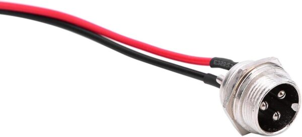 61lK6OBAW2L._AC_SL1500_.jpg DAUERHAFT Conector de carregador de bateria, porta de carregamento elétrica para bicicleta eletrônica, E-Scooter