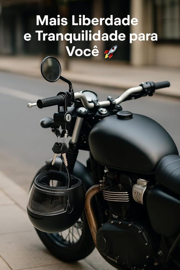 Cadeado de Segurança com Cabo de Aço para Capacete, Bicicleta, Moto, Patinete, Mochila, Bagagem, Portátil, Leve, Antifurto, Ajustável e Reforçado – Unissex