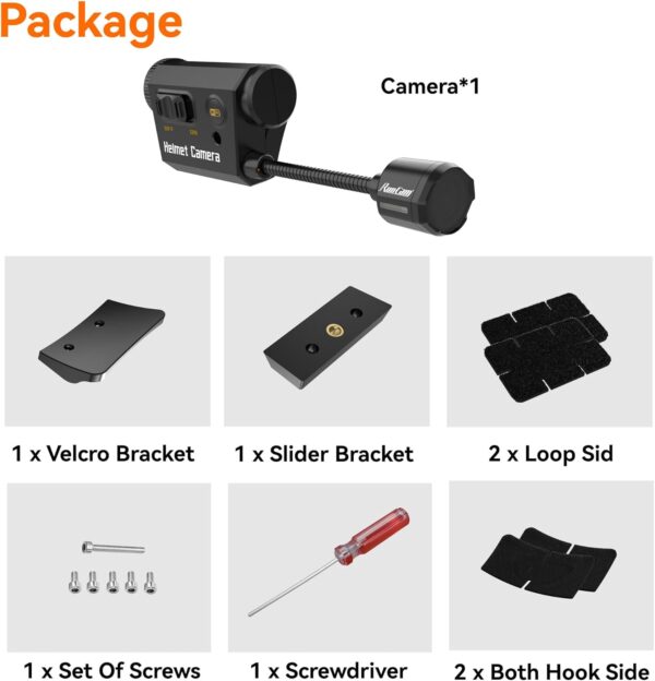 61mI68sF7cL._AC_SL1500_.jpg RunCam Câmera de capacete, câmera de ação dobrável 1080p com gravação de 7 horas com controle de aplicativo para airsoft, equitação, ciclismo, escalada, esportes ao ar livre