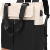 61mZ5w-UwYL._AC_SL1500_.jpg Mochila CYUREAY feminina conversível de trabalho para notebook, computador, com porta de carregamento USB, Preto