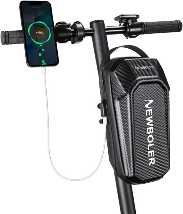61n5qEHkA6L._AC_SL1000_.jpg Bolsa Frontal Impermeável Newboler para Scooter Elétrica e Bicicleta – Compatível com Xiaomi, à Prova d’Água e de Impacto