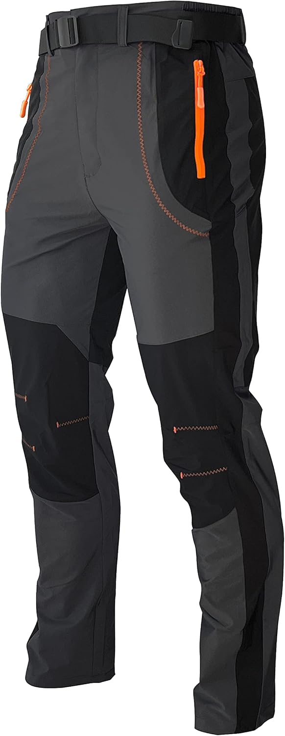61nMfgyHmpL._AC_SL1500_.jpg Mens Stretch Work Hiking Pants Quick Dry Lightweight Waterproof Outdoor Travel Climbing Fishing Pants