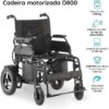 Cadeira de Rodas Motorizada Dobrável D800 Dellamed
