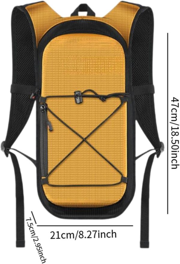 61oqDut2BSL._AC_SL1500_.jpg Deevoka Mochila de hidratação portátil Backpack de mochila de mochila Daypack para montar viagens de mochila de bicicleta de acampamento, Laranja