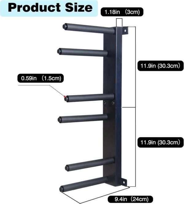 Suporte de parede para scooter, suporte de armazenamento de garagem, suporte de várias scooters para 3 scooters elétricas, organizador de metal (preto)