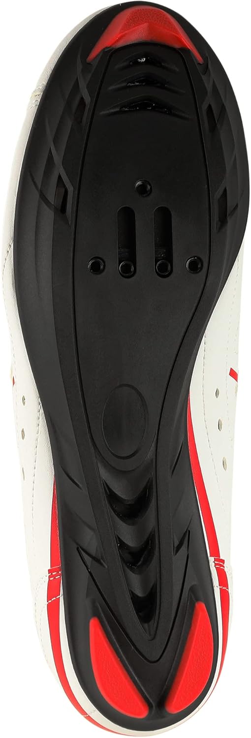 CyclingDeal Sapatos de ciclismo masculinos universais com suporte de chuteira de bicicleta com visual flutuante de 9 graus compatíveis com ARC Delta compatíveis com pedais de bicicletas internas Peloton