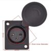 61r4mLL9SAL._AC_SL1047_.jpg Carregador de scooter elétrico Hoverboard, porta de carregamento padrão, conector de 3 pinos, substituição do carregador Hovertrax com capa adequada para terminal XLR