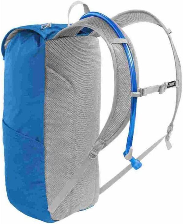 CamelBak Mochila de hidratação Arete 18 para caminhadas, 1,4 kg, índigo Bunting/Prata