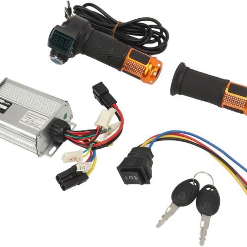 61rC9EmxKfL._AC_SL1500_.jpg Generic Kit de Conversão de Bicicleta Elétrica, Kit de Aderência do Controlador de Bicicleta Elétrica 48V 1000W 20A Interruptor Reverso Boa Resistência Ao Calor para Triciclo Elétrico