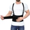 61rHBehjT2L._AC_SL1300_.jpg Cinta Lombar Ergonomica Proteção Para Coluna Ideal Para Carregar Peso Transporte de Cargas Treinos Pesados Levantar Peso Postura Correta Estoquistas (G)