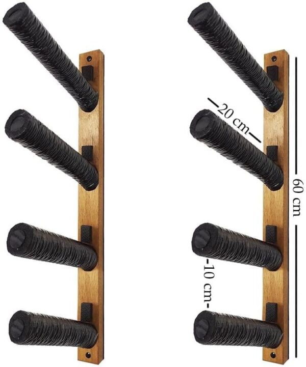 Suporte Para 4 Skates ou Skates Longboard - Horizontal 45º