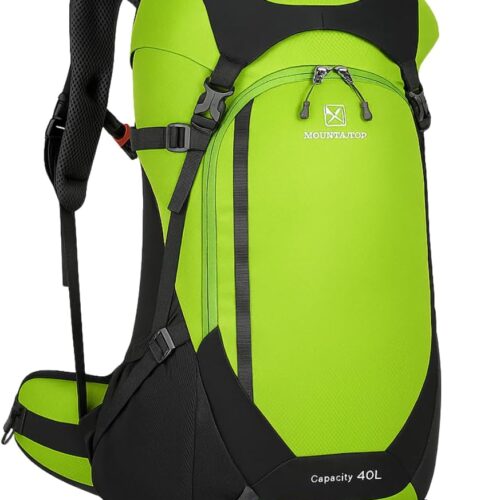 61rxBX46SIL._AC_SL1200_.jpg Mochila de Montanhismo 50 Litros Impermeável Trekking Trilha Camping Viagem Cargueira Esportes
