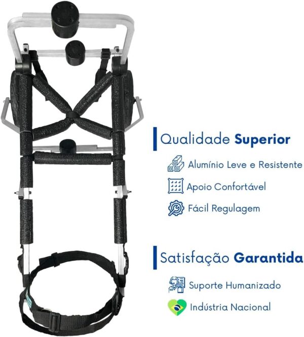 61saz5t8JNL._AC_SL1080_.jpg Cadeira de Rodas para Cachorro de Grande Porte Tamanho XG Pet Best Soluções
