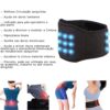 Cinta Lombar Infravermelho AutoAquecimento Térmica, Costas, Coluna, Terapia Magnética, Turmalina, Alivia Dor, Imã, Cólica, Hérnia de disco, Ciático, Marca ATM (XL)