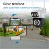 Câmera de Segurança WiFi Externa HD 3MP, IP Sem Fio com Visão Noturna Infravermelha, Dupla Lente Grande Angular, À Prova D'Água IP66, Detecção de Movimento e Áudio Bidirecional