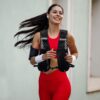 Mochila de colete de corrida, mochila leve de hidratação com bexiga de água ou frasco macio, pacotes de hidratação para ciclismo