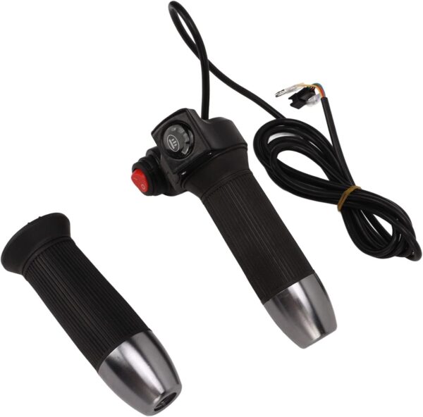 KIMISS 1 par de Acelerador de Bicicleta Elétrica Universal 48V Guiador de Controle de Velocidade Com Display de Energia Digital - 5 Cores Disponíveis para Scooters e Triciclos