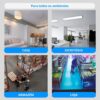 Câmera de Tomada Segurança 2MP - WiFi Visão 360° HD 1080p, Câmera IP ICSee Infravermelho, Sem Fio com App, Câmera Panorâmica 360° Visão Noturna, Áudio Bidirecional Detecção de Movimento, Pet