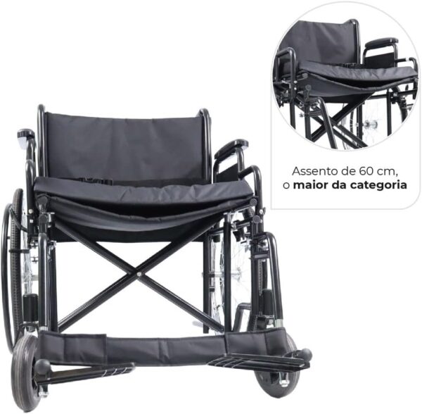 61uHq8kQML._AC_SL1081_.jpg Cadeira de Rodas Para Obeso 180 Kg D500 Dellamed
