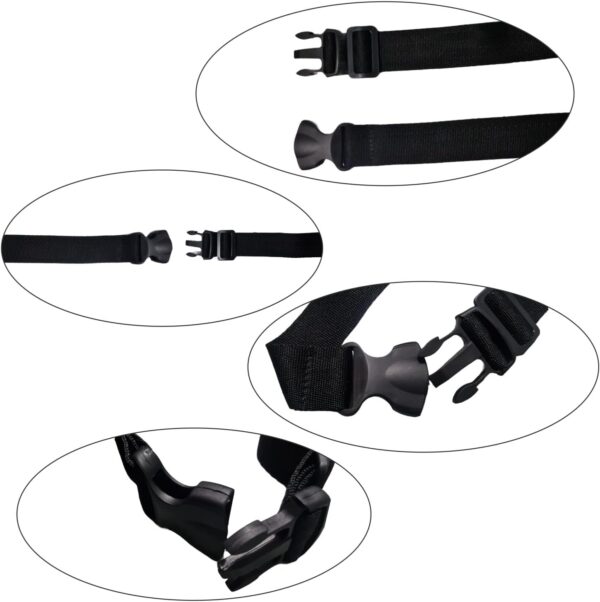 61v9EUHFlqL._AC_SL1500_.jpg Cinto de Segurança para Cadeira de Rodas, Alças Ajustáveis, Fecho Resistente