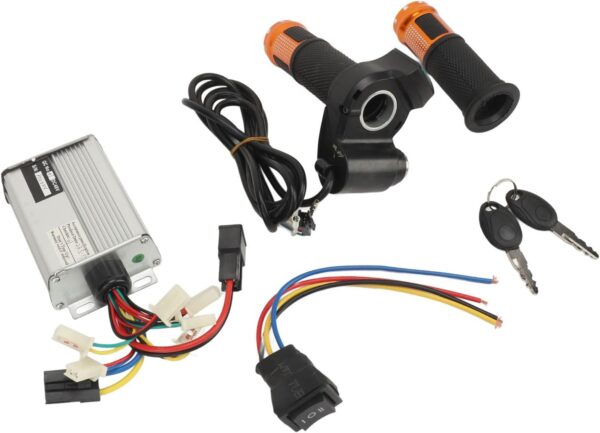 Generic Kit de Conversão de Bicicleta Elétrica, Kit de Aderência do Controlador de Bicicleta Elétrica 48V 1000W 20A Interruptor Reverso Boa Resistência Ao Calor para Triciclo Elétrico