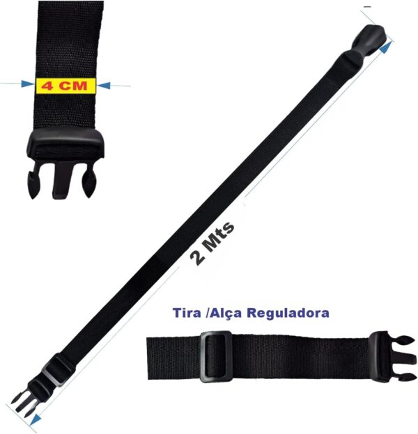 61vNBlOck5L._AC_SL1500_.jpg Cinto de Segurança para Cadeira de Rodas, Alças Ajustáveis, Fecho Resistente