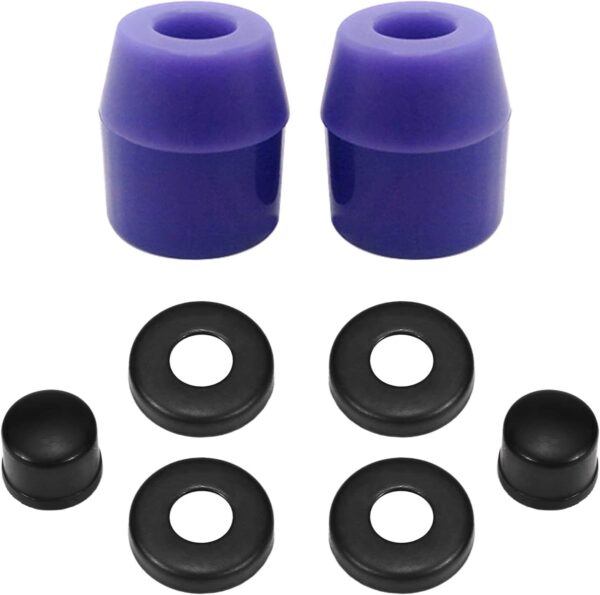 61vSGto51JL._AC_SL1500_.jpg Bushing de Skateboard Kit Reconstrução Truck Longboard com Cups Pivô e Arruelas para 2 Trucks