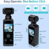 61x7ks8CaL._AC_SL1146_.jpg Câmera de ação HD 4K de bolso 270 ° Mini câmera esportiva wi-fi rotativa com estojo à prova d'água para capacete, gravador de motorista de bicicleta de viagem
