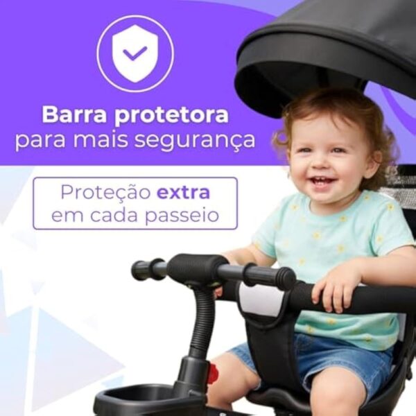 Veiculo de tres rodas para crianca passear ao ar livre,divertido