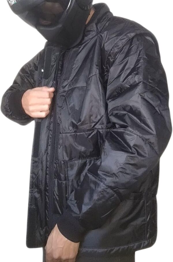 61ynToByAL._AC_SL1500_.jpg Jaqueta Moto Nylon Protector Life Sport Proteção Frio Intenso Vira Colete GP TECH Tira Manga Motoqueiro Motoboy Motociclista Preta