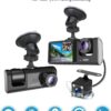 61y9KFofECL._AC_SL1500_.jpg Dash Cam Frente e Traseira Dentro 3 Câmeras 1080P+720P+480p Espelho Retrovisor do Carro Gravação de Vídeo do Carro Câmera de Visão Noturna Gravador de Câmera de Carro Gravador de Segurança Auto
