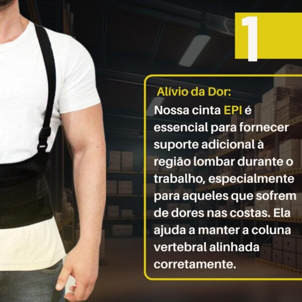61y9TQpuVbL._AC_SL1200_.jpg Cinto Lombar proteção coluna EPI corretor postural | Equipamento ideal para carregar cargas pesadas |DEPARTAMENT STORE (M)