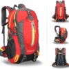 Domary Mochila de viagem 40L resistente à água para caminhada no acampamento laptop mochila de caminhada trekking e bolsas para escalar costas para homens e mulheres