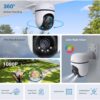 Camera de Segurança wifi Externa TP-Link Tapo C500, Color Night Vision(New), 1080p Full HD, 360° de Alcance, Visão Noturna, a prova d´água IP65, Áudio de Duas Vias, Compatível com Alexa, 512G