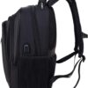 Mochila Masculina Executiva Grande Reforçada para Notebook Trabalho, Viagem e Escola Design Antifurto, Impermeável, com Cabo Reforçado, Saída USB e Fone, Conforto Segurança e Durabilidade, Unissex
