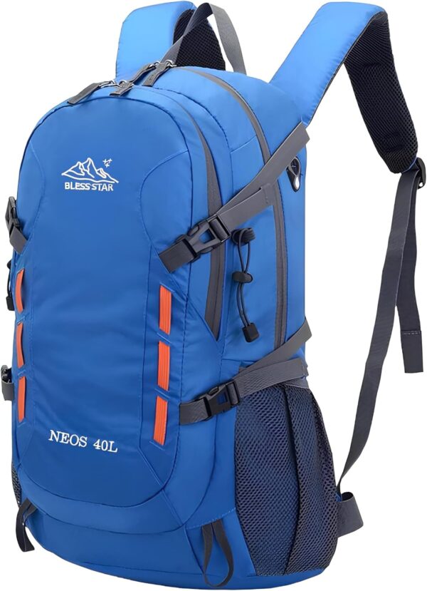 71oLbZahL._AC_SL1500_.jpg Mochila Viagem Caminhada Trekking Acampamento Resistente Masculina Feminina 40L (Azul)