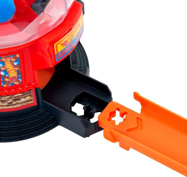 71-mN1POKL._AC_SL1500_.jpg Hot Wheels City Pista de Brinquedo Loja de doces para crianças a partir de 3 anos