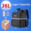 710Vz73UqcL._AC_SL1500_.jpg Mochila para Entrega de Alimentos com Suporte para 4 Copos, Bolsa Isolada para Entrega de Pizza para Bicicleta de Entrega, Bolsas Grandes para Entrega À Prova de Vazamentos para Alimentos Quen