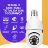 Câmera Lâmpada Câmera Espiã de Segurança WiFi, 1080P Câmera de Base E27 com Visão Noturna Infravermelha intercomunicador bidirecional, Câmera Vigilância com Função de Rastreamento Automático YOOsee