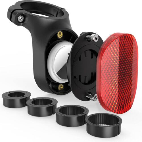 712GlxS8PL._AC_SL1500_.jpg Suporte de bicicleta Airtag, suporte oculto para selim de bicicleta compatível com Apple Airtags e Garmin Varia, suporte antirroubo de GPS e refletor de bicicleta para mountain bikes, bicicleta elétrica e scooter