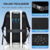 712U7LQqrmL._AC_SL1200_.jpg Romantic Crown Mochila de Viagem Expansivel Masculina Feminina, Mochila Para Notebook Executiva Impermeável Reforçada Cabo USB, Trabalho, Escola, Viagens